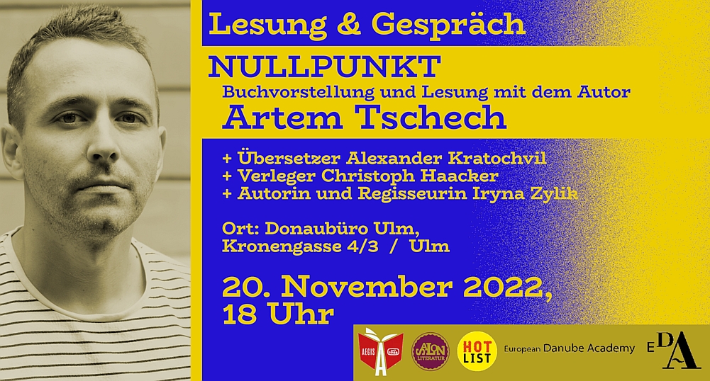 Lesung und Gespräch: Artem Tschech, Ukraine. NULLPUNKT. 20. November ...