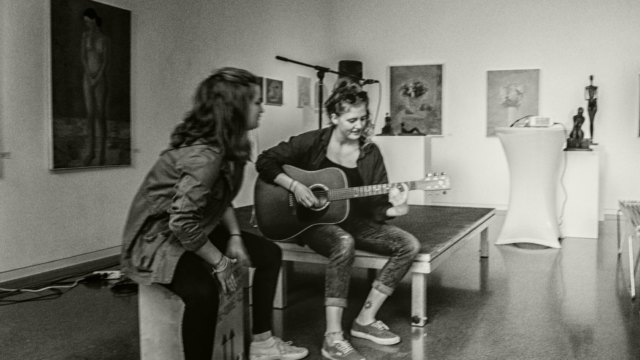 Die Band About Ally aus Ulm spielte mehrfach beim Literaturfest